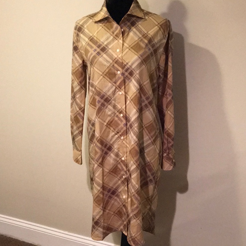 Ralph Lauren plaid dress.